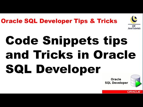 Code Snippets tips