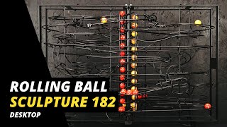 Rolling Ball Sculpture - Desktop Marble Run - cn:182
