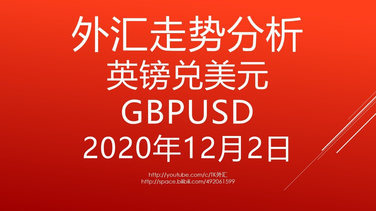 外汇交易技术分析-英镑兑美元 GBPUSD - 2020年12月2日