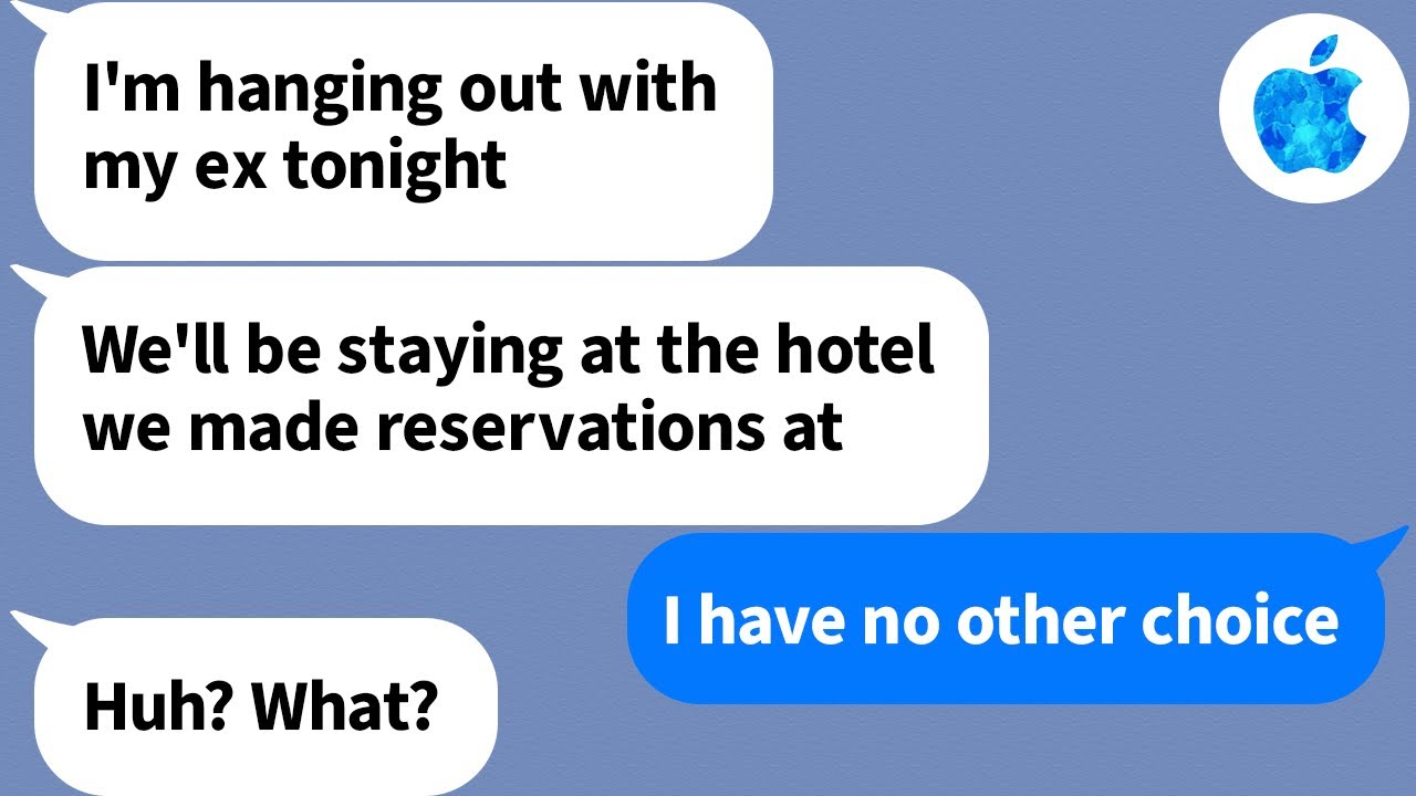 【Apple】After just getting married, my husband tells me he's going to a resort alone with his ex...