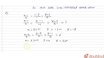 Determine whether the following pair of lines intersect or not :  (i) `vec(r)=(hat(i)