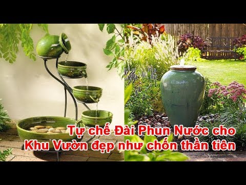 Video: Tự làm đài phun nước: Cách biến một khu vườn trở nên độc đáo