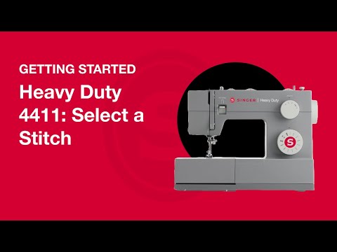 Singer 4411 Heavy Duty 10 Selecting Stitches, Stitch Length