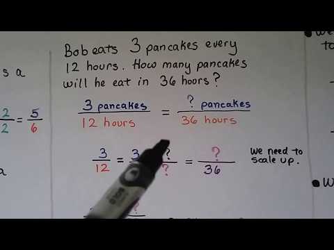 Grade 6 Math 5.4A, Solve Proportions by Equivalent Ratios (New Version) — Math video cover