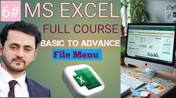 6. Ms Excel File Tab In Pashto Print sheet, Share, Account, oneDrive/ Tutorial of Ms Excel