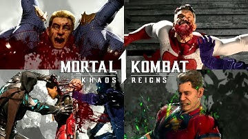 Mortal Kombat 1 Khaos Reigns - Noob Saibot Fatalities on All Characters (4K 60FPS)