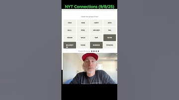 Got so lucky on this one! ☘️ 🟡🟢🚫🚫🟣🔵 NYT Connections No. 820 [September 8, 2025] #shorts