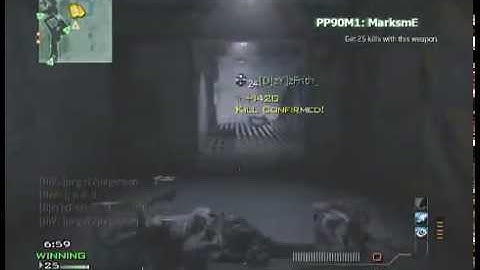 MW3 PP90M1 Kill feed 2640 XP in 20 seconds
