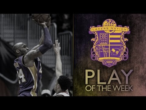 Lakers Play Of The Week - Kobe Bryant CLUTCH Threes To Force Overtime