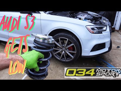 HOW TO INSTALL LOWERING SPRINGS ON A AUDI S3