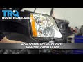How To Replace Headlights 2006-2011 Cadillac DTS