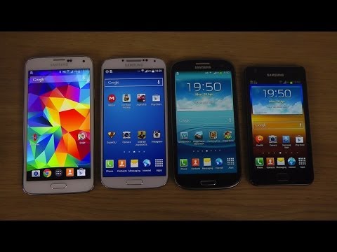 Samsung Galaxy S5 vs. Galaxy S4 vs. Galaxy S3 vs. Galaxy S2 - Which Is Faster?