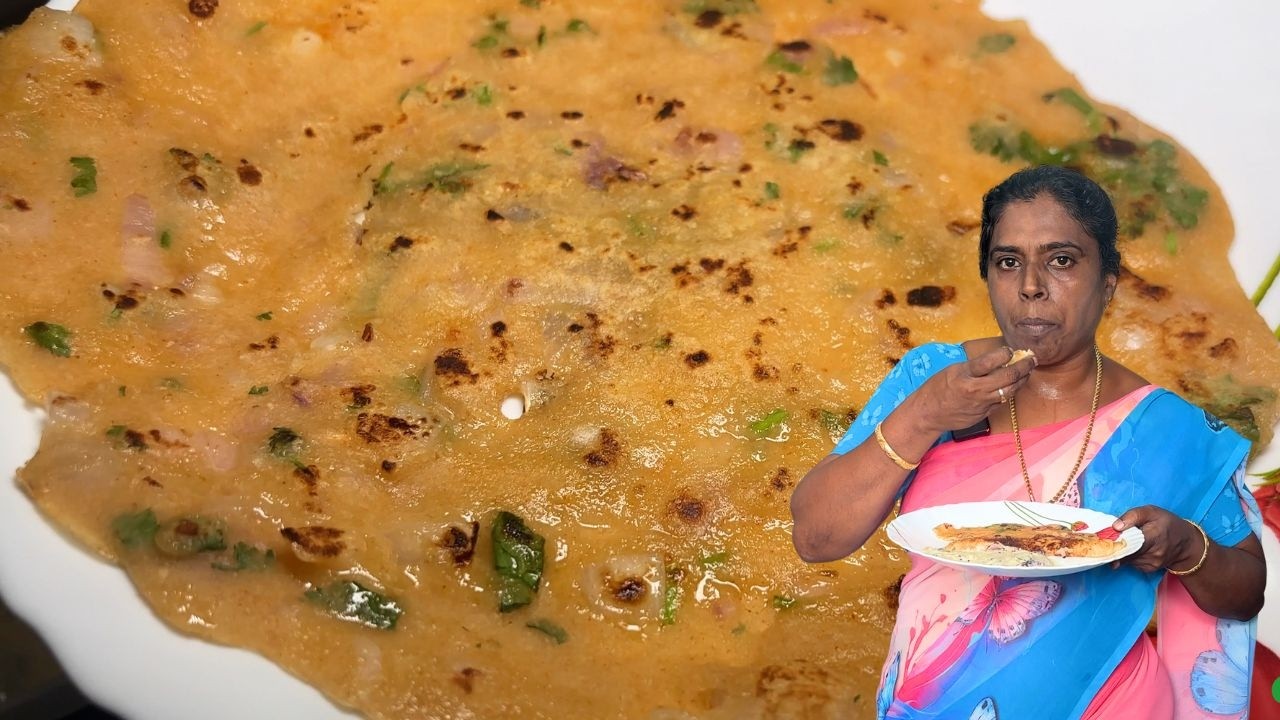 Taste Vera Level கோதுமை தோசை கொஞ்சம் வித்யாசமாக இப்படி செய்து சாப்பிடுங்க - Wheat Dosa In Tamil