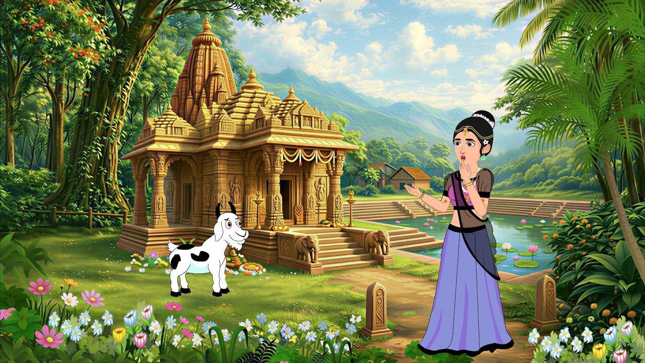 जादूई बकरी और किसान की बेटी का भाग्य | cartoon kahani | moral story | kahani | hindi kahani