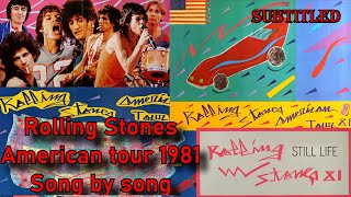 Rolling Stones - Американский тур 1981 - Песня за песней