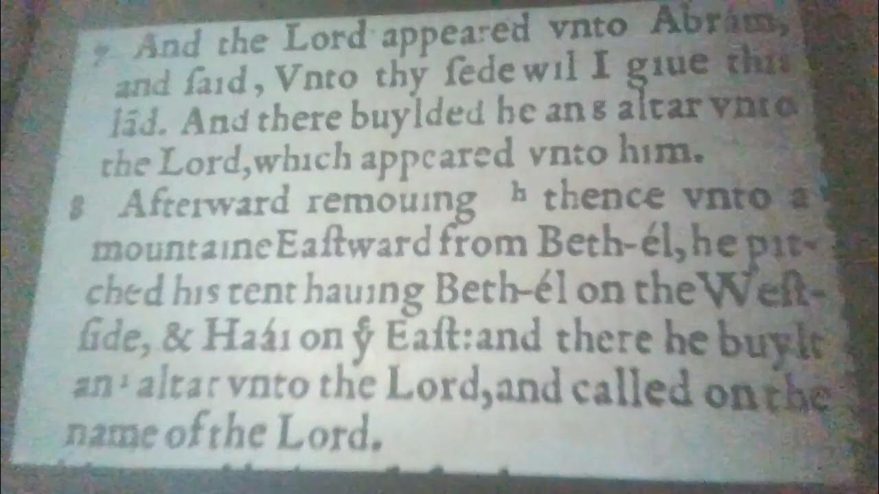 Genesis Chapter 12 Verse 7 8 YouTube genesis-chapter-12-verse-7-8-youtube