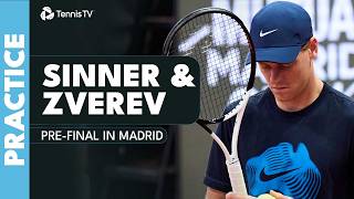 Jannik Sinner &amp; Alexander Zverev Prepare For Title Showdown | Madrid 2026