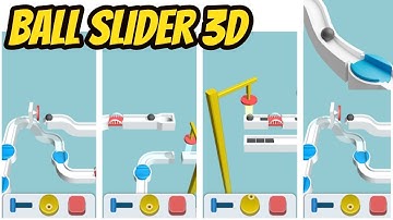 Ball Slider 3D Game All Levels Gameplay Walkthrough (iOS-Android)