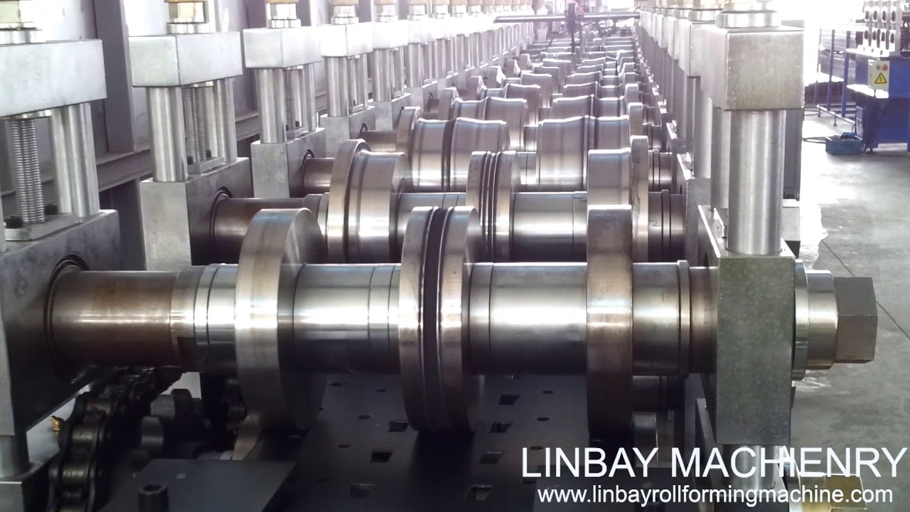【Upright Rack】LinbayUpright rack roll forming machine YouTube