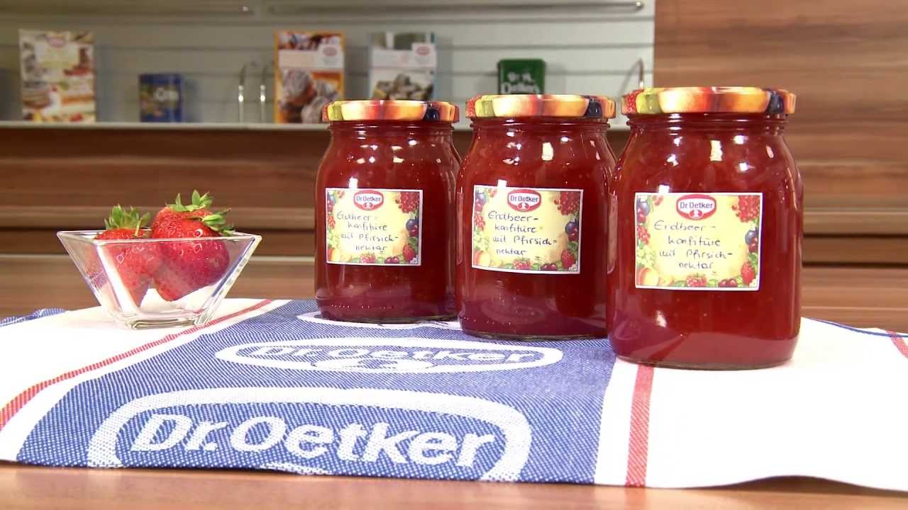 Rezept: Erdbeerkonfitüre mit Pfirsichnektar - YouTube