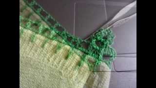 BICO EM CROCHE PARA PANO DE PRATO