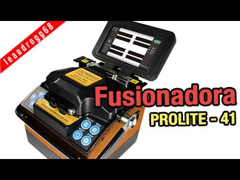 Cómo fusionar dos fibras ópticas con la fusionadora de PROMAX modelo  PROLITE-40B 