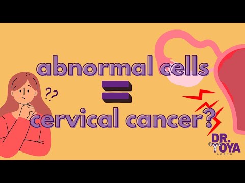 Does ABNORMAL CELLS presence means CERVICAL CANCER?