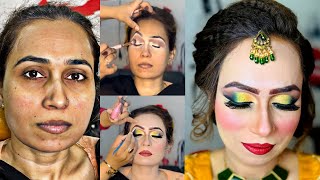 Half Cut Crease Makeup for beginners || Step by Step makeup || Makeup Tutorial #meerabsalon