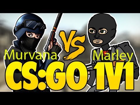 CS:GO 1v1 Marley VS Murvana (მაგარი ღადაობა)
