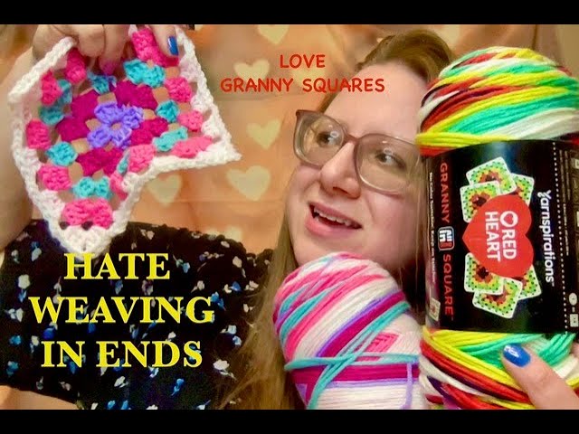 Red Heart Granny Square yarn: part 1 