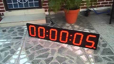 COSYCOM मैराथन के लिए स्टॉपवॉच LED Stopwatch for marathons. Race Stopwatch.