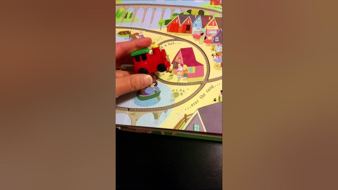 Usborne Pull Back book busy train YouTube