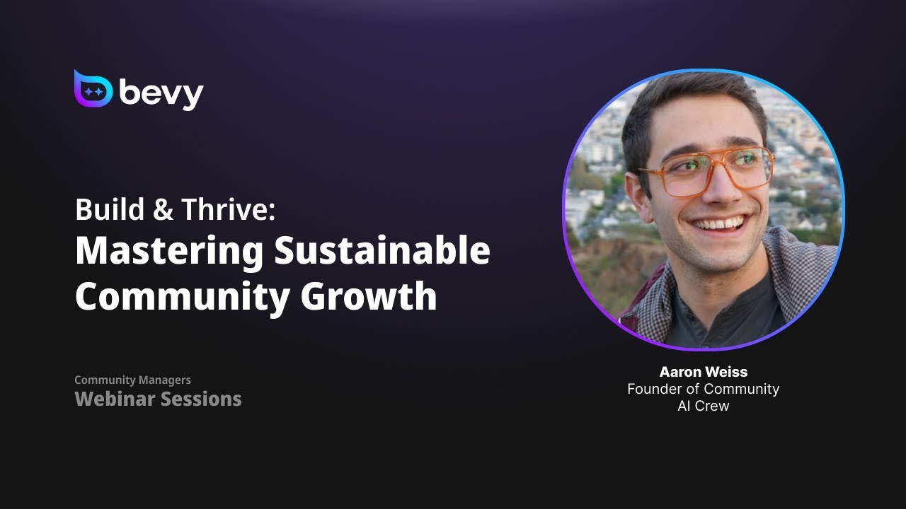 "Quickstart Your New Community | 5-Minute Recap for Aspiring Community Builders"