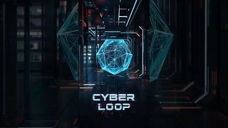 Holographic Dodecahedron in a Cyberpunk Room (AI Loop)