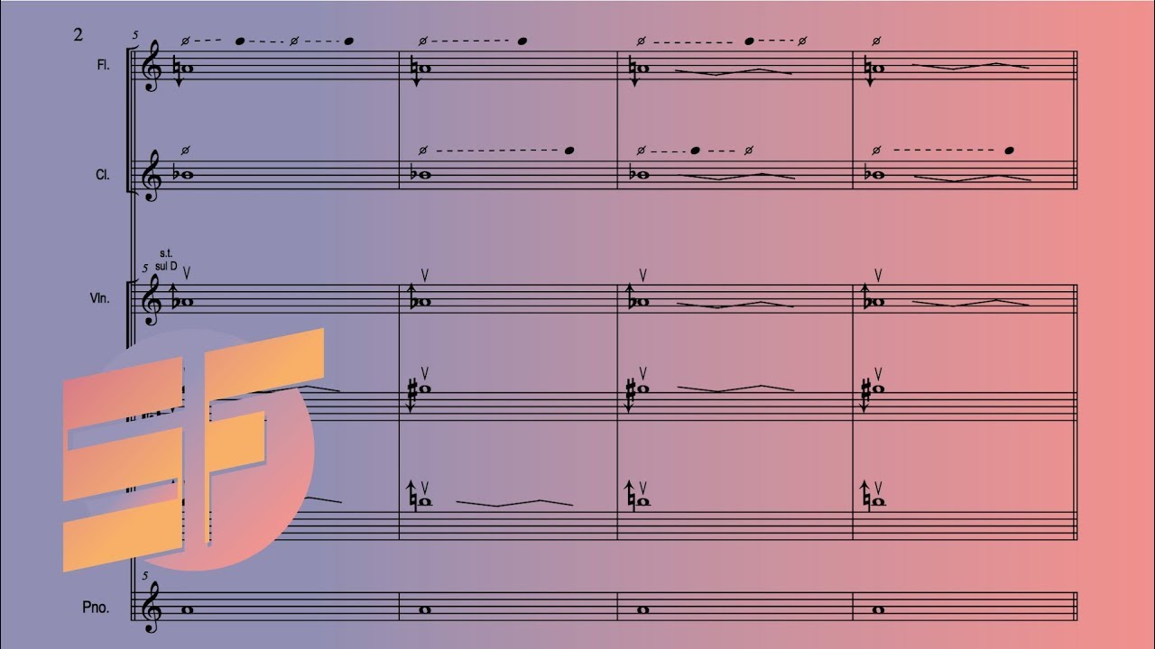 Nomi Epstein — Sextet [w/ score]