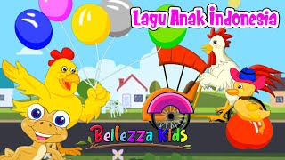 Balonku ada lima ,becak dan cicak didinding  Lagu Anak Indonesia 1080p