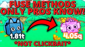 New *BEST* Fuse Methods on Pet Simulator X Doodle World Update (Roblox)