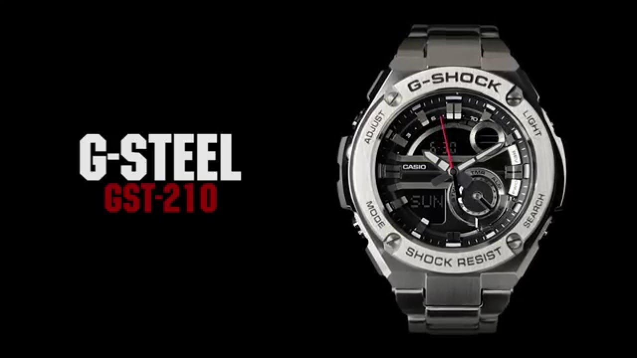 Introducing New Shape of GShock - GSteel GST-210D