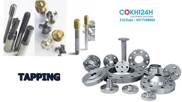 Máy ta rô tự động mặt bích nhiều mũi cùng lúc