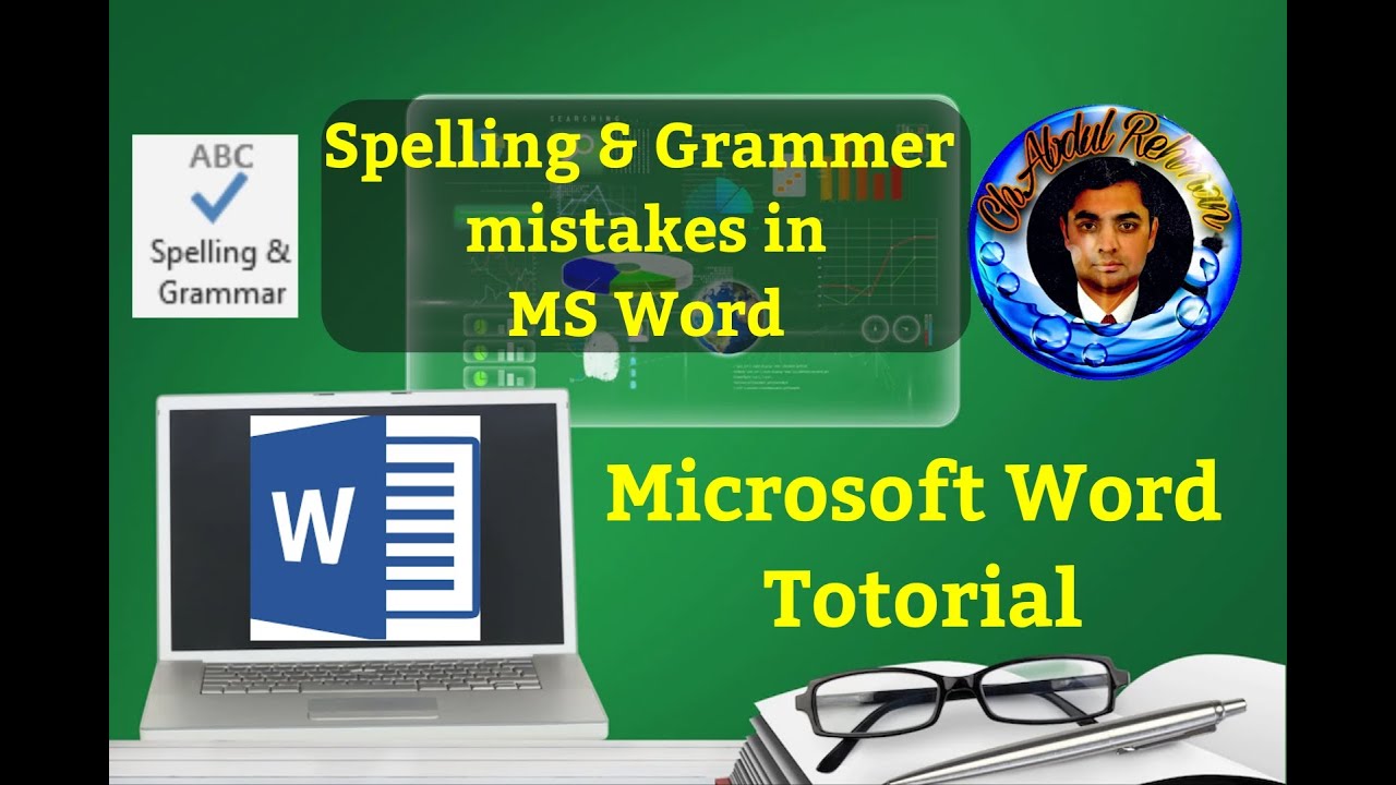 Spelling and Grammar in MS Word complete course step by step - YouTube