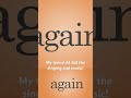 Again- My lyrics, AI did the singing! Check out my channel to hear the whole song!
