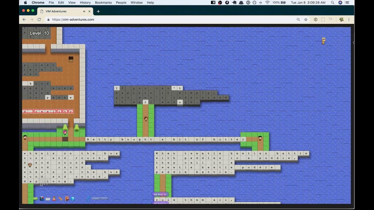 Vim Adventures Level 10 YouTube vim-adventures-level-10-youtube