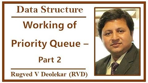 Video 27: Working of Priority Queue - Part 2