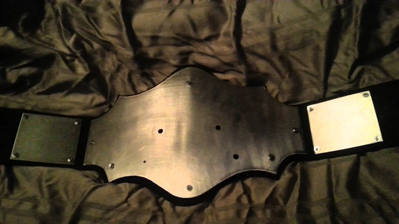 How to build a championship belt at home part 6 YouTube