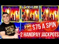 $75 A Spin ✦2 HANDPAY JACKPOTS✦ On High Limit Lock It Link Slot | Las Vegas Casino JACKPOT | EP-17