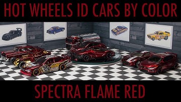 Hot Wheels ID cars by color: Spectra Flame Red review. All the red ID cars in my collection.