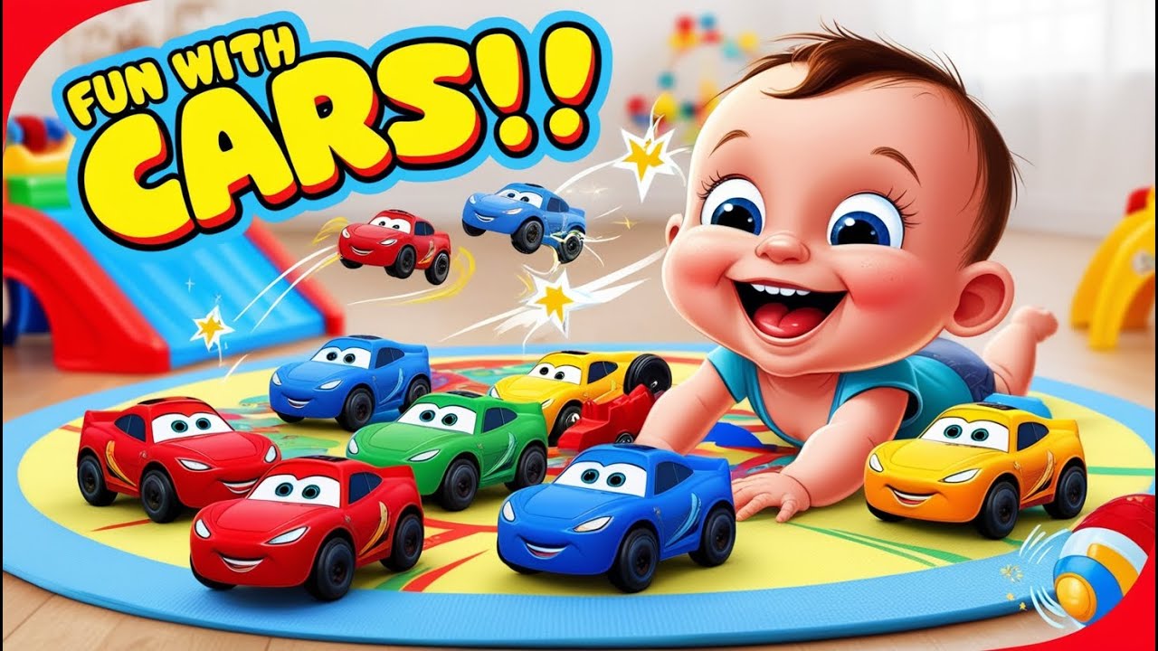 Baby's First Car Song | Colorful Cars Adventure | Nursery Rhyme for Toddlers