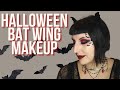 Bat makeup look Halloween 2022