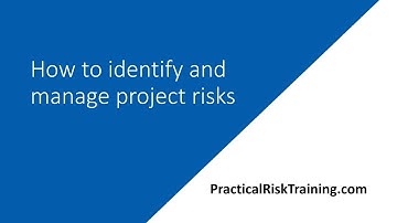 How to effectively identify and manage project risks