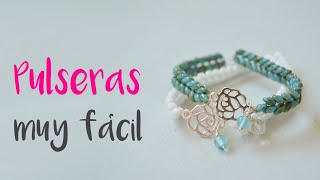 Cómo hacer PULSERAS FACILES con superduos